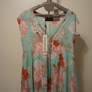MinkPink Backyard Bliss Dress, Small, NWT
